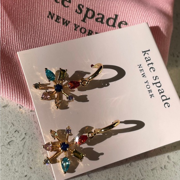 Kate spade Firework Floral huggie Earrings - Picture 4 of 9